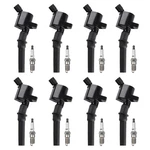 Set Of Ignition Coil DG508 & SP479 Spark Plug Ford F150 F250 F350 E150 .... Fixed Price $90.00.