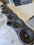 Universal 45" Sound Bar Pod For X 6.5" Midrange And 2 Tweeters Wood Fabric. Fixed Price $189.00.