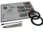 4" Butyl Rubber Speaker Surround Repair Kit Woofer Edge # RSK-4. Fixed Price $27.00.