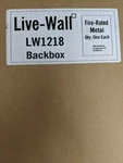 Live Wall LW1218 Back Box. Fixed Price $150.00.