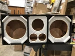 Deejay Led Empty Chuchera Speaker Enclosure With Dual Port Woofer/tweeter/horn. Fixed Price $78.84.