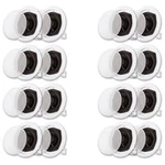 Acoustic Audio R191 Flush Mount Ceiling Speakers Home Theater 8 Pair Pack. Fixed Price $315.88.