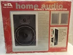 Cyber Acoustics In Wall Speakers 6.5" Kev Lar Woofer 1/2" Tweeter Home Audio. Fixed Price $66.66.