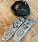 Rare Microsoft Windows Media Center 1039 Remote Control And Receiver 1040 - Mce. Fixed Price $14.68.