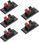 Uxcell 2 Way Spring Terminal Clip Push Release Connector Plate Jack Socket Speak. Fixed Price $9.51.