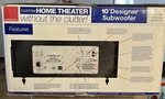 Audiosource AST-SUB10 Subwoofer Original Box Home Theater 150 Watt Powered. Fixed Price $87.99.