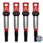 4PC Arkauto High Energy Red Top Delphi Type Ignition Coil UF667 12138616153 For. Fixed Price $98.59.