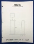 Original Mcintosh XR230 / Speaker System Service Manual. Fixed Price $19.95.