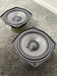 2X Onkyo SKF-100 Speakers Eastech 5.25" Woofer C5626M 4 Ohm 50-100 Watts Tested. Fixed Price $41.00.