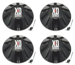 4X New Kmc Wheel Center Caps Gloss Black Fits 18" 20" 22" XD806 Bomb 451L215. Fixed Price $108.00.