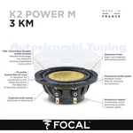 Focal 3KM Midrange Series K2 Power (single) Driver 80MM 120W 60W.RMS. Fixed Price $372.72.