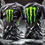 M-energy Black Jersey Shirt Size 2XL 25"- 30" Rock Climbing, Motocross. Fixed Price $23.97.