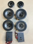 Vmps (itone Audio) Qso 626 Diy Speakers- 4-WOOFERS, 2-TWEETERS, 2-CROSSOVERS. Fixed Price $300.00.