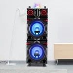 9000W Bluetooth Speaker Rechargable Dual 10" Woofer For Party Fm Karaok Dj Aux. Fixed Price $179.99.