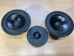 Vifa Center Channel Drivers- (2) 1/4" M13SG-09 And D27SG-05 Silk Dome. Fixed Price $89.00.