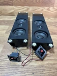 Olevia Speaker Set EAB832BL & EAB832BR Used In Model LT32HV. Fixed Price $20.00.