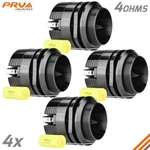 4X Prv TW400TI-ND-4 V2 Bullet Neodymium Pro Super Tweeter Ohms Titanium 120W. Fixed Price $199.82.