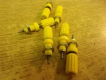 New Ef Johnson 111-0107-001 Yellow Binding Posts, Lot Of 6 *free Shipping*. Fixed Price $12.99.