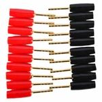 20 Pcs Speaker Pin Connectors 2MM Gold Plated Banana Plugs Screw Terminal. Fixed Price $10.29.