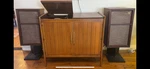 Wharfedale W60D Speakers Vintage 4-8 Ohm Walnut Sand Filled , New Capacitors!. Fixed Price $450.00.