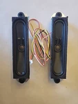 Vizio E321VL Lcd 32" Tv Television 6-OHM 10W Speaker Pair. Fixed Price $15.00.