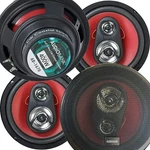 4X Audiobank 6.5" 800 Watts Max Power 4-WAY Red Car Stereo Coaxial Speaker. Fixed Price $69.99.