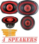Cerwin-vega 2-WAY CVPX69 6X9" CVPX65 6.5" Full Range Speakers W/horn Tweeter. Fixed Price $214.99.