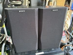 Sony Speaker System Set SS-D110 Black And Tested Wired. Fixed Price $33.00.
