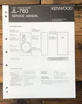 Kenwood JL-760 Speaker Service Manual *original*. Fixed Price $14.97.