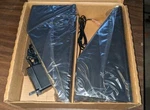 (2) Ibm Infinity 3W Black Desktop Computer 11 Tall Speakers: P/n 25P4726. Fixed Price $39.99.