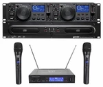 Gemini CDX-2250I Dj Two Deck CD/MP3 Media Player+dual Wireless Mics. Fixed Price $306.95.