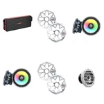 Cerwin Vega Marine Channel Amplifier With (2) Pair Rpm Stroker 6.5" White/s.... Fixed Price $1217.44.