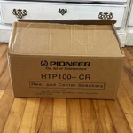 Pioneer HTP100-CR Rear And Center Speakers- New Open Box Rare. Fixed Price $99.99.