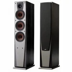Jamo 407 Floorstanding 3-WAY Hi-fi Tower (1 Speaker) Black Ash. Fixed Price $549.00.