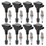 UF551 Ignition Coils & 4505 Spark Plugs Compatible With Nissan Titan 08-15, A.... Fixed Price $151.66.