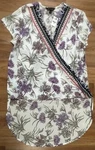 Express Women Small High Low Crossover Semi Sheer Floral Short Front Long Back. Fixed Price $19.99.