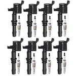 Qvdx High Power Iridium Spark Plugs And Ignition Coil Pack Of 8 Easy Fitting. Fixed Price $141.36.