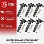 Cciyu Ignition Coil + Spark Plug 2011-2012 Ford Explorer F-150 3.7L V6. Fixed Price $79.99.