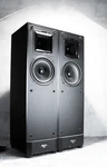 Klipsch Black Floor Speakers 1998 Synergy Surround System. Fixed Price $250.00.