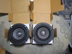 Pair Of Tang Band W4-1320SB/SC Drivers New Old Stock Tested Working Open Box. Fixed Price $125.00.