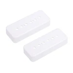 Guitar Pickup Cover 50/52MM Pole P90 Double Coil Plastic Shell White 1 Set. Fixed Price $12.39.