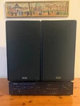 Dcm CX-07 Speakers And Nikko Amplifier Sweet 1980'S Combination. Fixed Price $449.00.