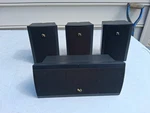 (set Of 4) 3 Infinity Minuette Mps Satellites Speakers & 1 Center Channel. Fixed Price $24.99.