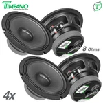 4X Timpano Audio TPT-MD8-8 Pro Midrange Speaker Inch Ohm 2800W Package. Fixed Price $159.80.