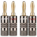 Fospower Speaker Banana Plugs Closed Dual Screw Type 2PAIR FOSCBL-2312 New. Fixed Price $9.95.