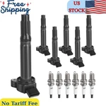 Ignition Coil Pack & Spark Plug Set For Toyota 3.5 V6 - 6PC. Fixed Price $124.59.