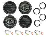 Audiobank 6.5" 2-WAY Front & Rear Car Speakers 2013-UP Ford Vehicles. Fixed Price $99.00.