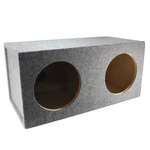 10" Sealed Carpeted Dual Subwoofer Box Made W/ Heavy-duty Mdf Audiopipe. Fixed Price $119.99.