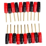 20 Pcs X Speaker Pin Connectors 2MM Gold Plated Banana Plugs Screw Terminal Us. Fixed Price $10.39.