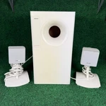 Bose Acoustimass 3 Series Iv System White Bass Module & 2 Cube. Fixed Price $149.95.